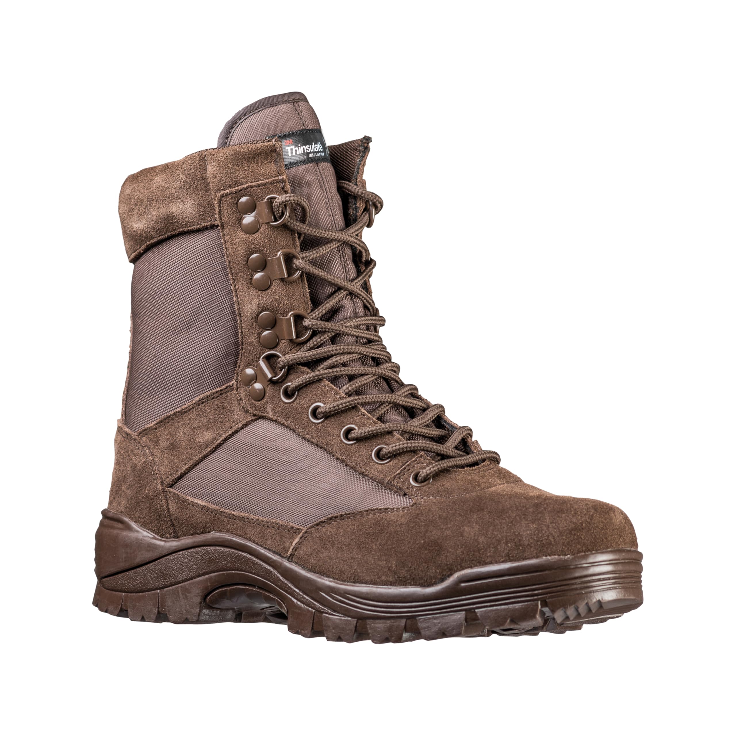 Mil-Tec Unisex hiking boots, 12822109 hiking boots, brown, 8 UK
