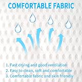 AIBAOBAO Bath Pillow for Head Neck Shoulder 4D Air Mesh 7 Suction Cups Hot Tub view 6