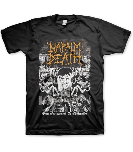Amazon.com: Napalm Death Men's Scum Village T-Shirt Small