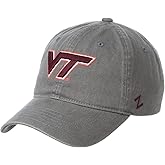 NCAA Virginia Tech Hokies Mens Adjustable Scholarship Hat Charcoal, Virginia Tech Hokies Charcoal, Adjustable, One size