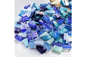 1.1 Lb Irregular Mosaic Tiles Mixed Color Crystal Reflective Glass Mosaic Tilescrafts Crafts Bulk Broken Tile Pieces Adults B