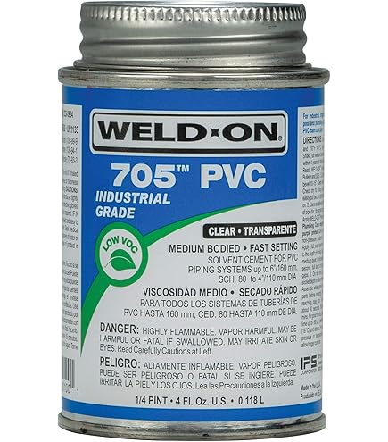 Weld-On 10090 705 Industrial Grade PVC Medium-Bodied High