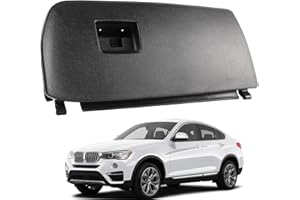 YzusGomumu Black Dash Glove Box Door Cover Lid Compatible With 2011-2017 BMW X3 F25 2015-2018 BMW X4 F26 Glove Compartment Li