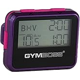 Gymboss Interval Timer and Stopwatch - Violet/Pink Metallic Gloss
