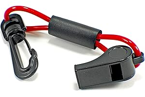 PROPEL PADDLE GEAR BY SHORELINE MARINE Propel Paddle Gear Whistle with Lanyard | Works Wet or Dry | Quick Access Clip | Floats on Water | Emergency Safety Water Whistle