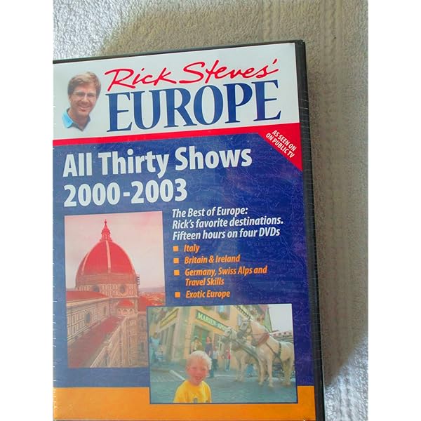 Amazon.com: Rick Steves' Europe All 80 Shows DVD Boxed Set 2000