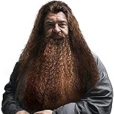 HOMELEX Brown Wizard Beard And Wig - Halloween Funny Father Time Costume Accessory for Adults