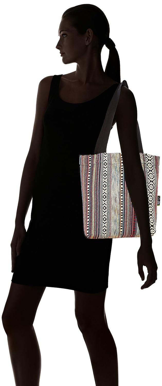 kanvas katha women's jacquard tote (kkjb005)