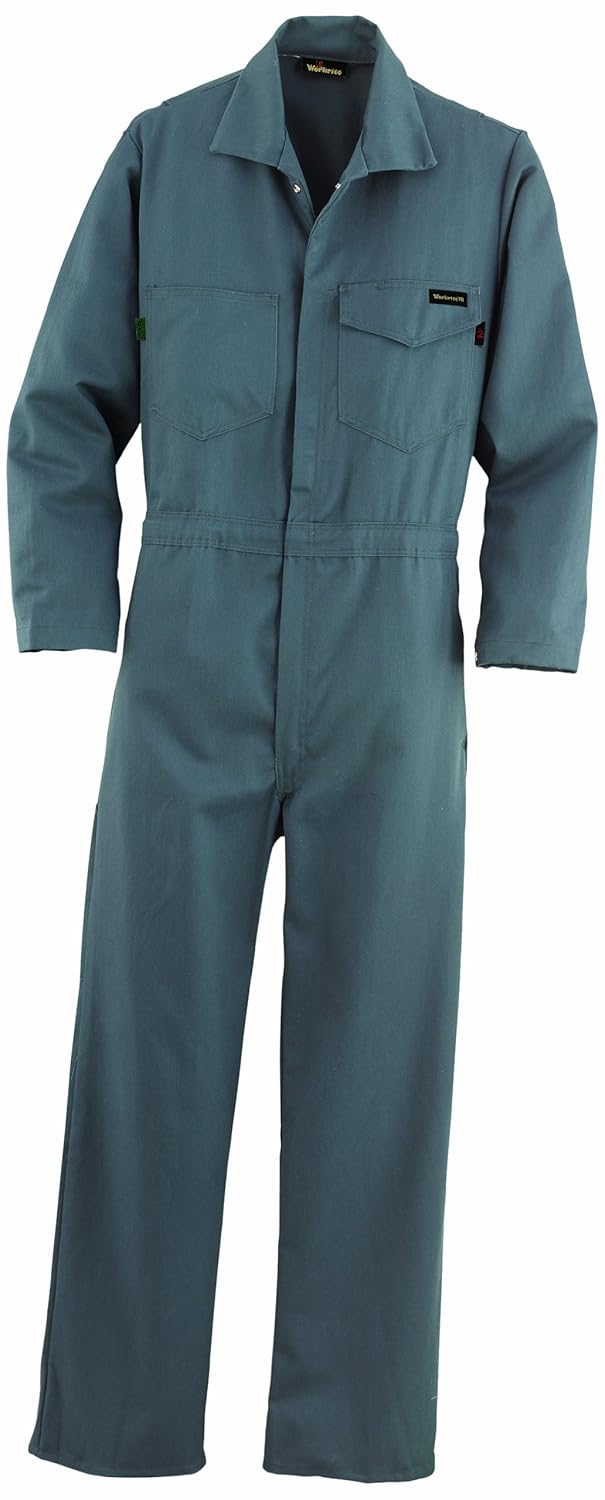 WorkriteFR 131UT95CG58 0L Flame Resistant Ultrasoft Work Coverall, 9.5