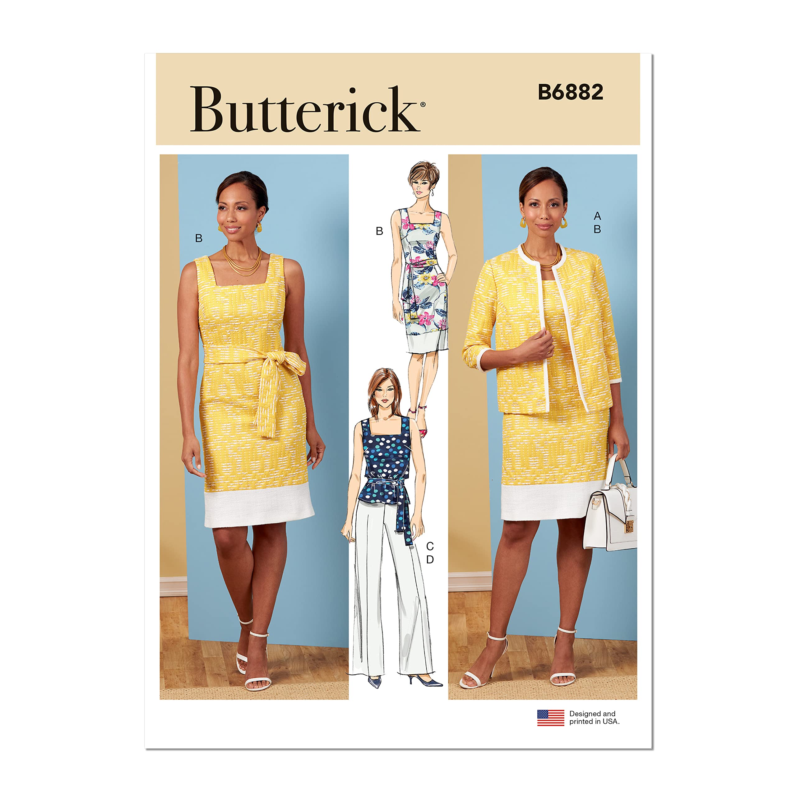 Butterick B6882F5 Misses Sportswear F5 (16-18-20-22-24)