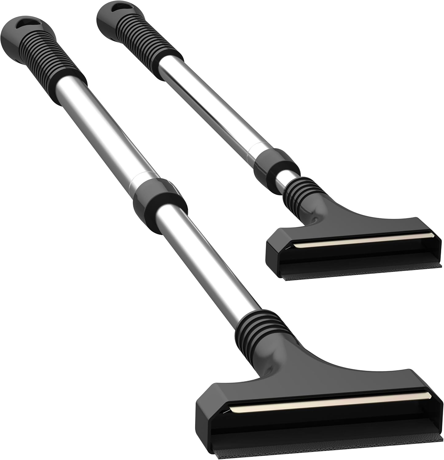 AUPROTEC Ice Scraper Telescopic Brass Windscreen Scraper with Squeegee