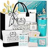 Suhctuptx 50th Birthday Gifts for Her 30th 40th 60th Birthday Gifts for Women 1975 1985 30 40 50 60 Year Old Happy Tote Bag