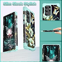 LONTECT for Galaxy S24 Ultra 5G Case Shockproof