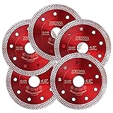 5Pcs Diamond Saw Blades, 4-1/2" Tile Grinder