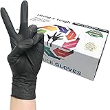 Heavy Duty Nitrile Gloves, Infi-Touch Strong & Tough, High Chemical Resistant, Disposable Gloves, Powder-Free, Non Sterile, 1