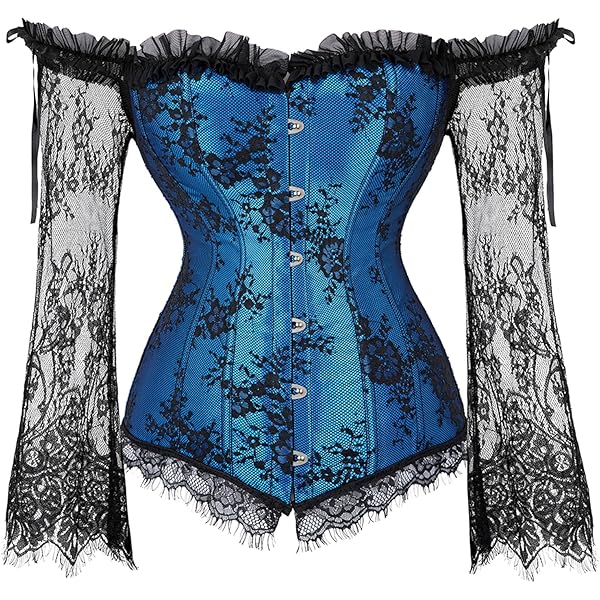 Jutrisujo Damen Korsett - Vintage Corsage Top Mit Schnürung Für Mittelalter Looks