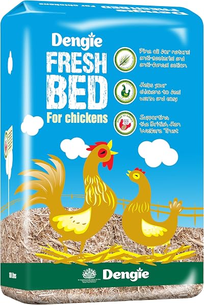 Dengie Fresh Bed for Chickens 100 Litre Bale Chopped Straw Bedding Pine Oil