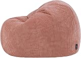 icon Kingston Cord Bean Bag Chair Large Dusk Pink with Filling Included view 6