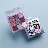 RUDE Chibi Manga 9-Color Eyeshadow Palette | Vibrant Matte &amp; Shimmer Shades | Ultra-Blendable, Pigmented Anime-Inspired Makeup | Vegan &amp; Cruelty-Free Eye Palette for Creative Looks [Dreamy Sky]