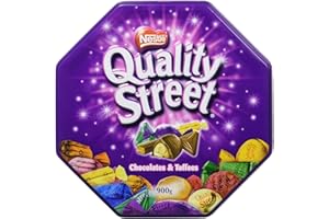 Nestle Quality Street Tin Extra Large, Can, Assorted Chocolates, Imported from United Kingdom 2lbs