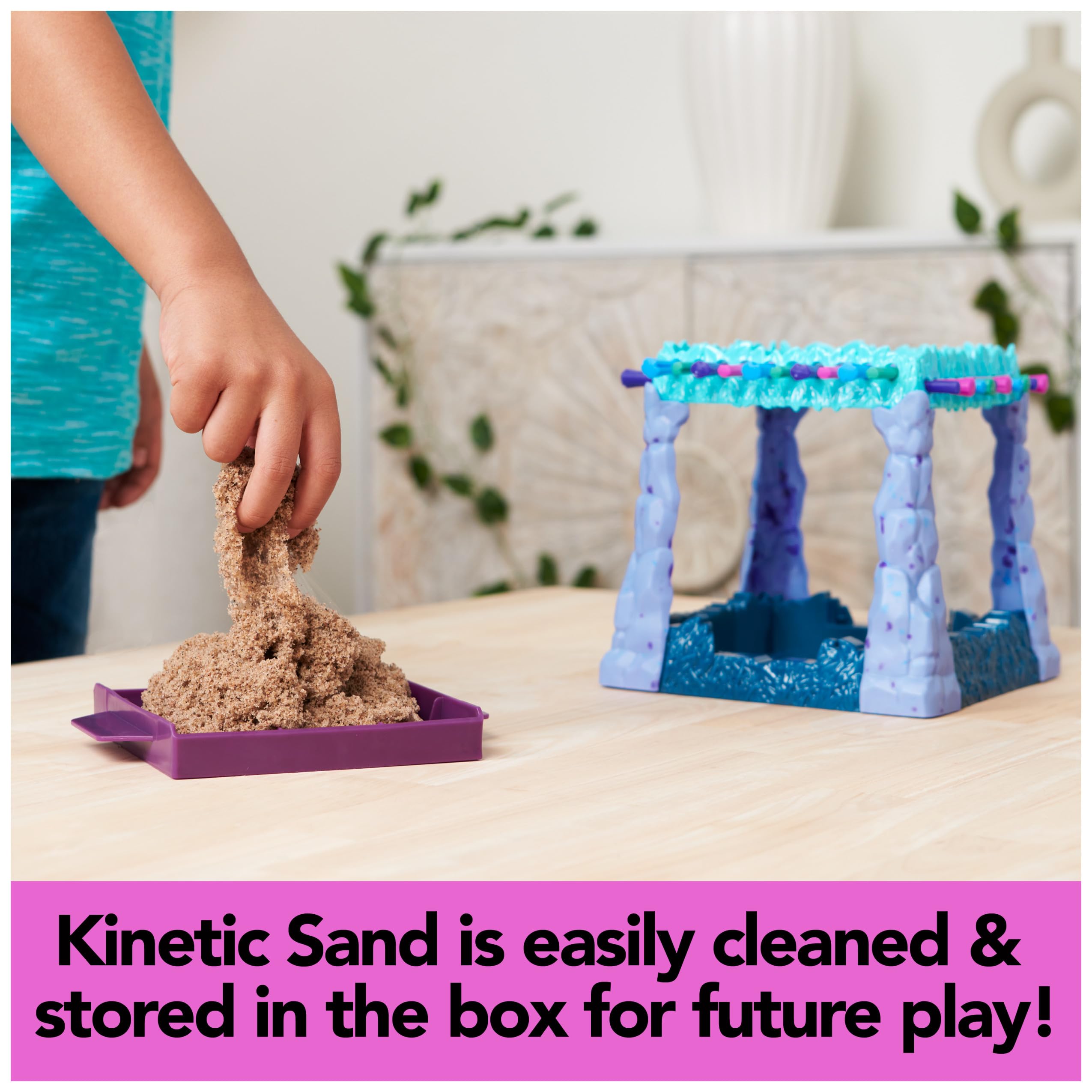 Spin Master Games Sink N’ Sand, Midnight Jungle Amazon Exclusive Kids Board Game with Kinetic Sand for Sensory Fun Gift Idea, for Preschoolers and Kids Ages 4 and up