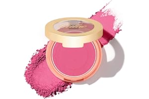 Oulac Hot Pink Blush Makeup| Highly Pigmented Powder blush| Natural Matte| Shape&Highlight Face| Cruelty-Free Blush with Rose Oil|4.8g 06