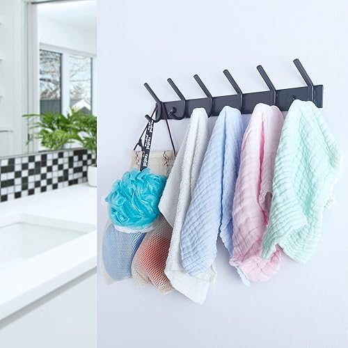 WEBI Coat Rack Wall Mounted,17-1/8 Inch Hooks for Hanging Coats