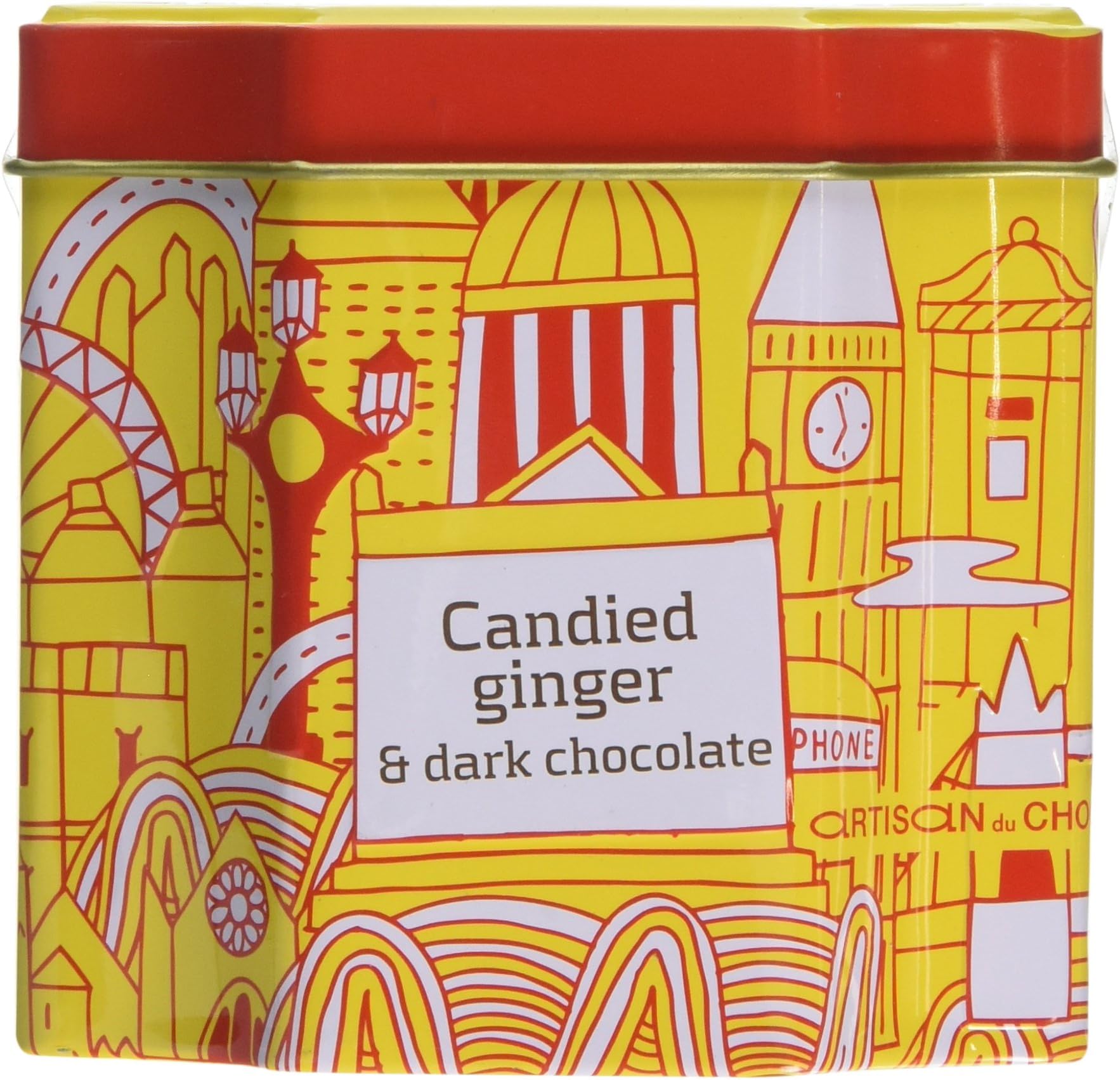 Artisan du Chocolat Candied Ginger and Dark Chocolate 125 g