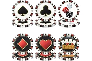 APUXXJUPA 60 Pcs Casino Paper Plates, 9'' Poker Dice Print Plates for Casino Theme Party Decorations Las Vegas Party Decorati