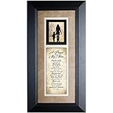 A Prayer for My Mom Traditional Wood Wall Plaque 8"x16" | Made in USA | Inspirational Christian Home Décor with Sentimental Verse for Mother | Faith-Based Decorative Sign for Living Room, Bedroom, Hallway