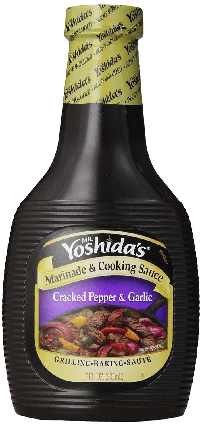 Mr. Yoshida's Marinade & Cooking Sauce, Cracked Pepper