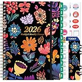 Agenda 2026, 2026 Planner 12 Months Weekly Planner Appointment Book Agenda & Large Size Monthly Calendar Schedule Organizer f
