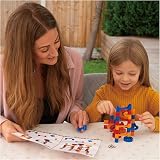 Galt Mini Marble Run Build Design and Race STEM Toy 40 Piece 7 Balls view 2
