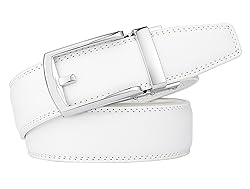 guvoosm Mens Belt,Ratchet Dress Adjustable Belts