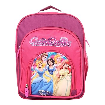 Aadhunik Libaas Polyester School Bag, Travelling Bag, Carry Bag, Picnic Bag, Backpack for Girls (Age Group : 4-8 yrs, Pink)