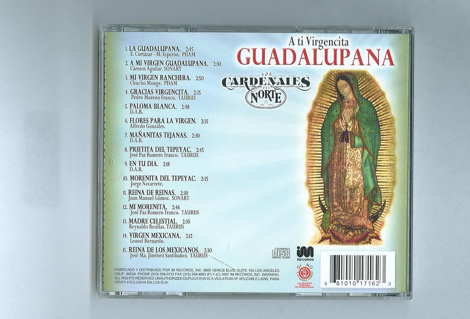 A Ti Virgencita Guadalupana Cardenales Del Norte Amazon Es Musica amazon es
