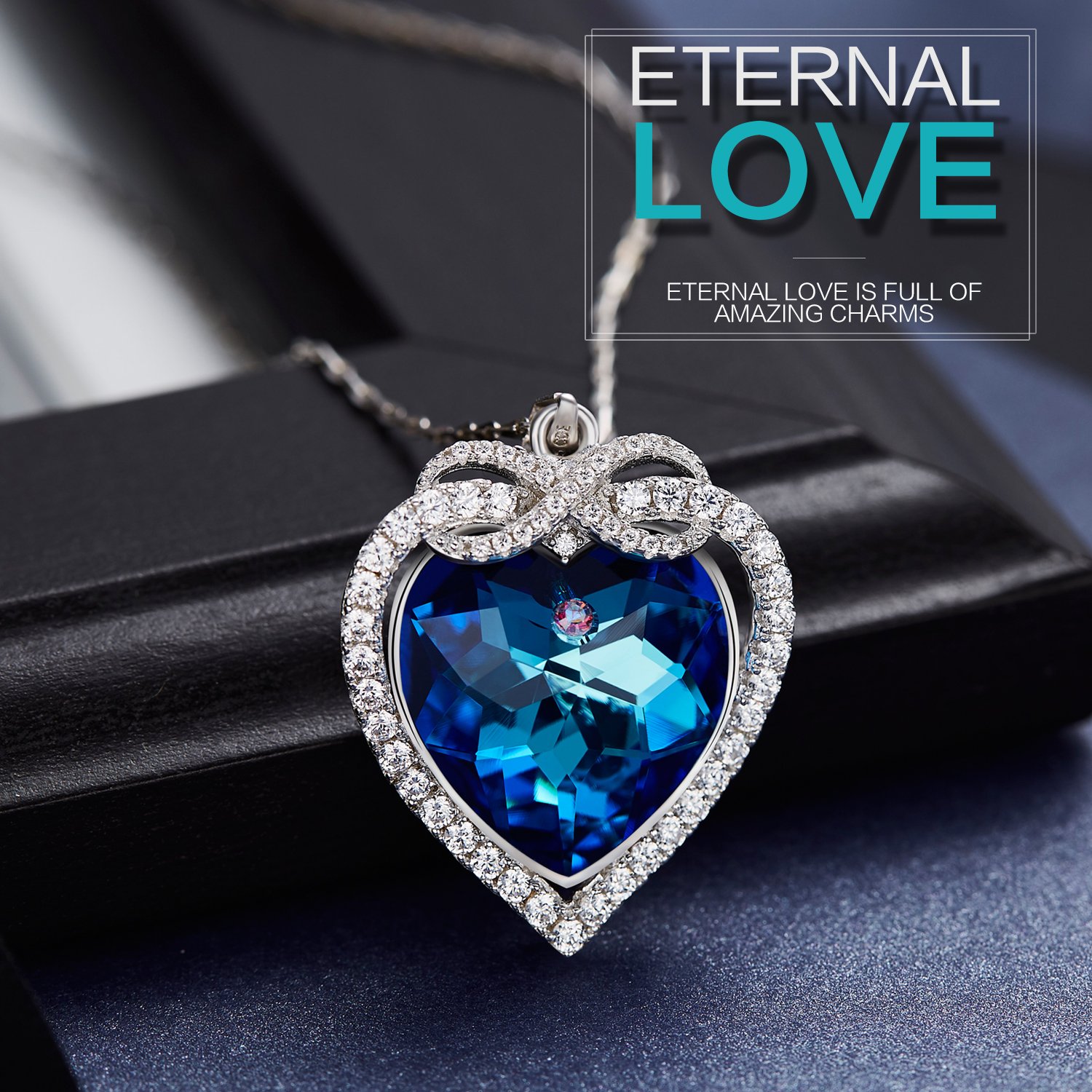 925 Sterling Silver Necklace, SILYHEART 