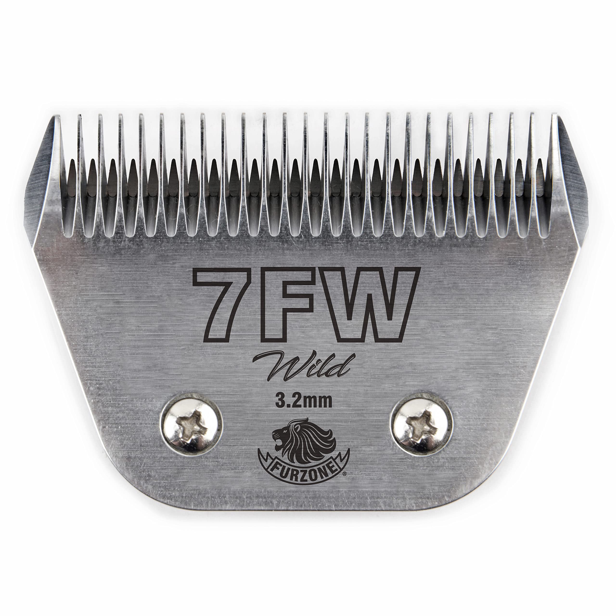 FURZONE 7FW 1/8" - 7F Wide Blade for Dog Grooming, Made of Extra Durable Japanese Steel, Compatible with Most Andis, Oster, Wahl A5 Clippers