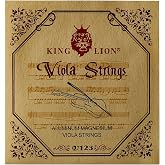 WQR Viola Strings Full Set (A-D-G-C), Medium Scale, Fits 15.5 inch Violas, Steel Core &amp; Aluminum Magnesium Winding, Individually Sealed to Prevent Corrosion, Perfect for Students &amp; Beginners