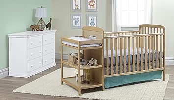 natural finish crib