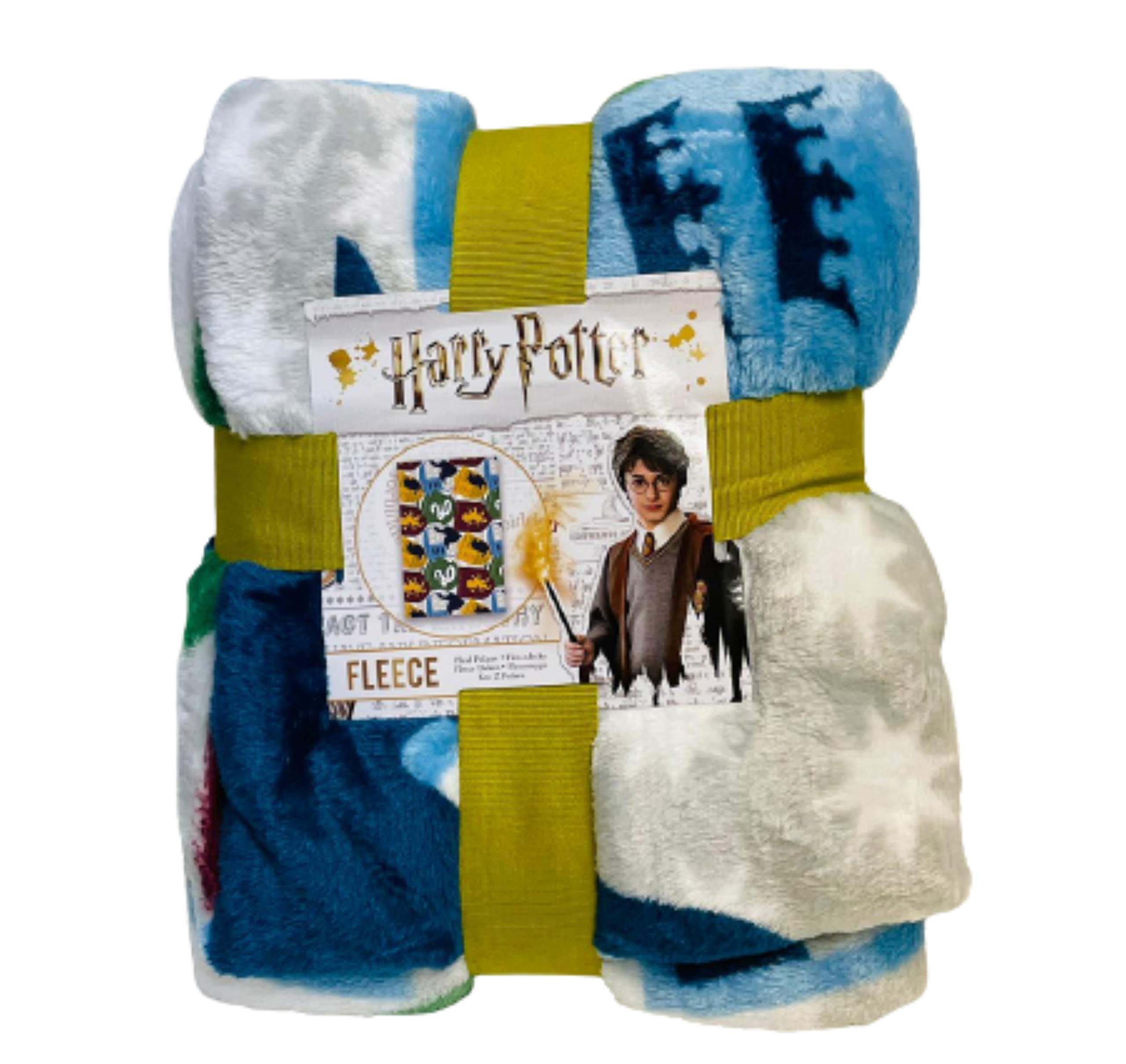 Harry Potter Fleece Blanket Throw Hogwarts Crest Design Home Bedding 100 x 150cm