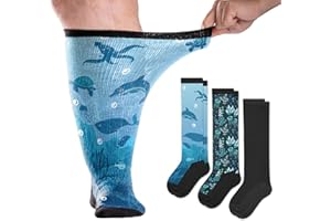 Viasox EasyStretch™ Non Binding Diabetic Socks for Men & Women, Seamless Toe, Loose Fit, 3 Pack