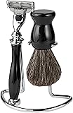 Mach 3 Full Shaving Set With Matching Black Handle
