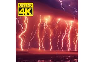 Stormy Thunderstorm and Rain Ambience : Calm & Soothing Screensaver