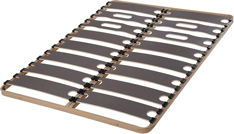 Alinea Physiolattes Sommier Cadre A Lattes Extra Larges 140x190cm Marron A Amazon Fr Cuisine Maison