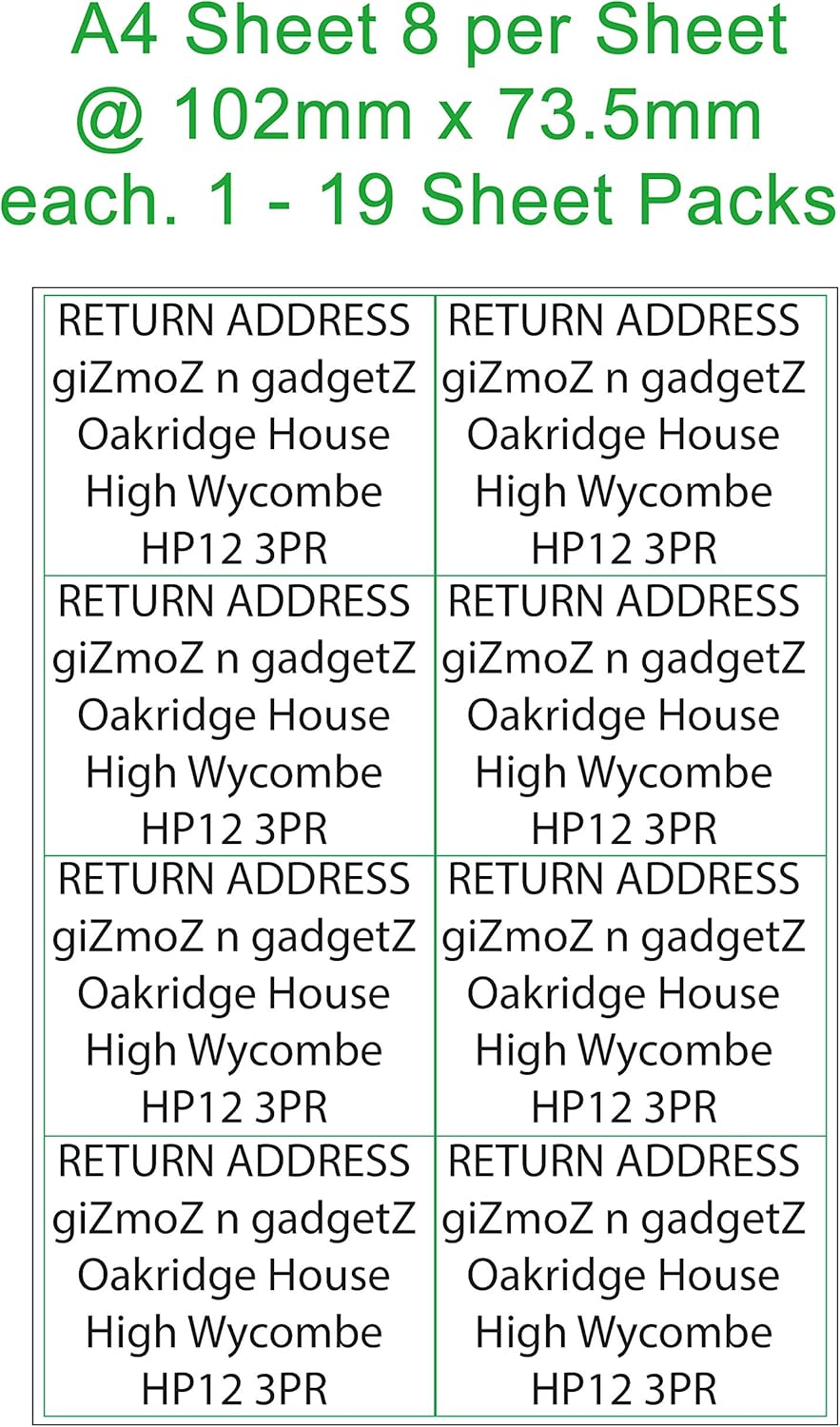 small address stickers