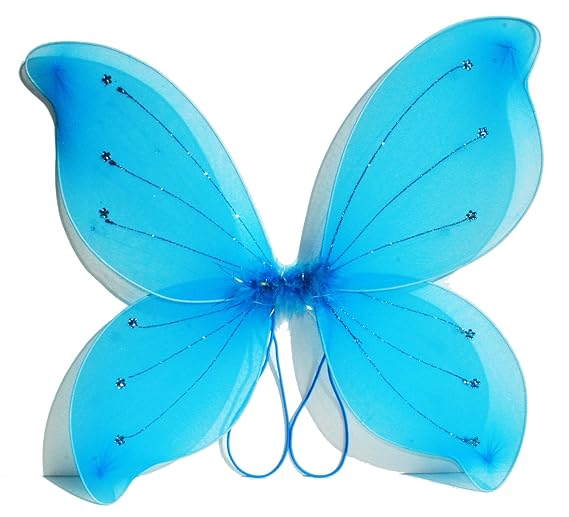 16"x18" Fairy Wings Butterfly Costume Turquoise Infant And Toddler Costumes