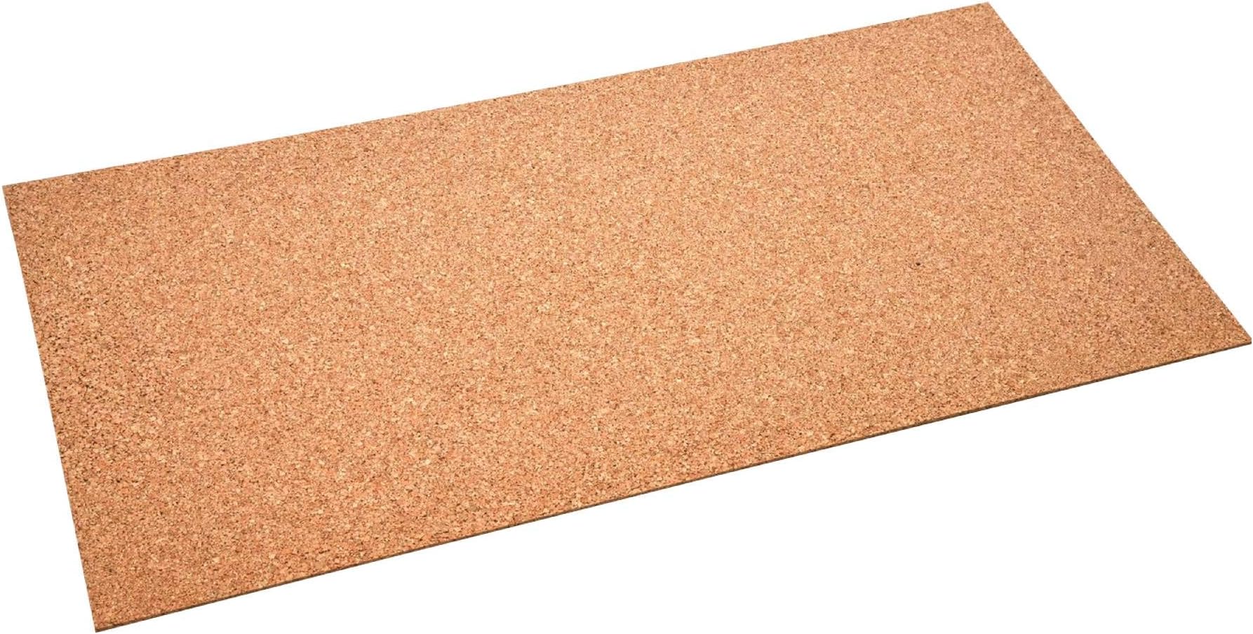 Pin Board Cork Sheet 50 x 100 cm 5 mm Thick High-Quality Cork Sheet Flexible and Antistatic