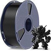 SUNLU High Speed PLA Meta Filament, 1KG PLA 3D Printer Filament 1.75mm, Tougher Neatly Wound 3D Filament, Dimensional Accuracy +/- 0.02 mm, Fits for Most FDM 3D Printers, 1KG Spool(2.2lbs), Black