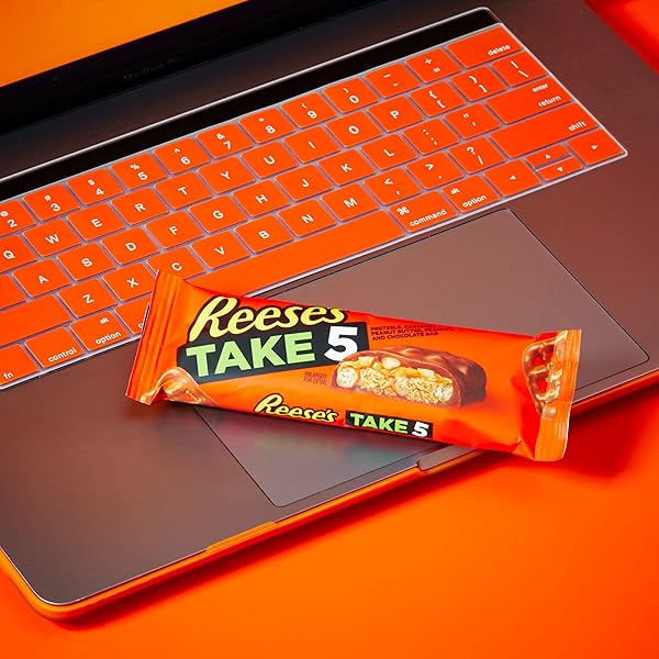 REESE’S TAKE 5 PRETZEL, PEANUT AND CHOCOLATE CANDY BARS, 1.5 OZ (18 COUNT)